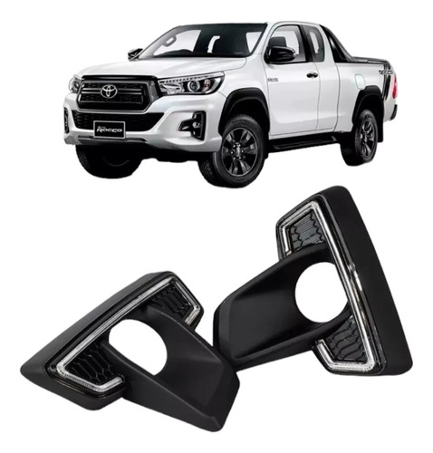 Biseles Led Luz De Dia Led Drl Direccional Hilux 2019.5 2020