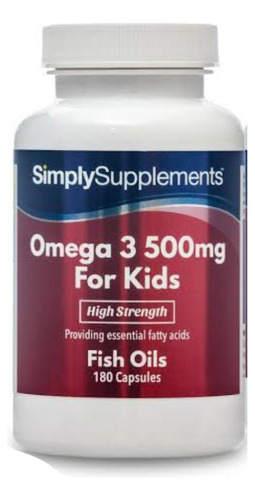 Omega 3 Fish Oil Kids Niños . Memoria.189 Caps