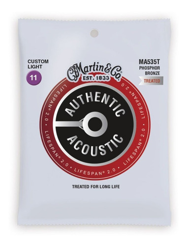 Encordado Acustica Martin & Co Ma-535t Light 011 - Oddity