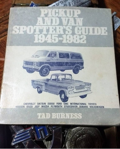 Libro Pickup And Van Spotters Guide 1945 -1982 Ingles Chevy