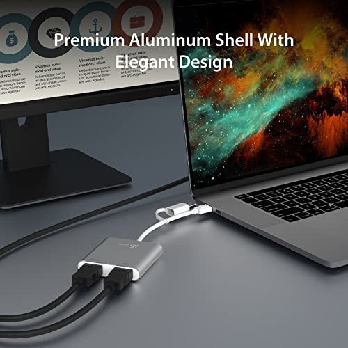 Adaptador Multimonitor J5create Usb-c A Hdmi Dual Con Usb T