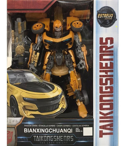 Robot Transformer Figura De Acción Auto Robot Con Accesorios