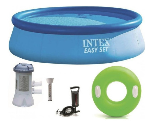 Pileta Easy Set Intex 366x76cm + Bomba Inflador + Acc - Mm