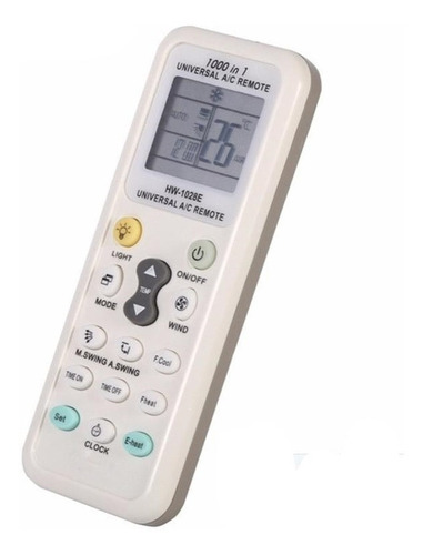 Imagen 4 de 6 de Control Remoto Para Aire Acondcionado K-1028e W-60 Circuit