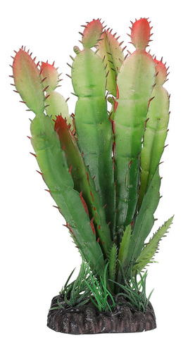 Terrario De Cactus De Plástico Para Simulación De Plantas Ar
