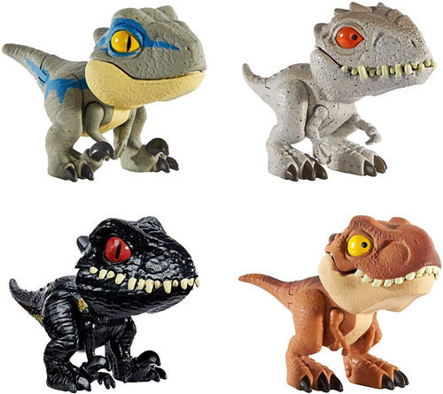 Dinosaurios Jurassic World Snap Squad Original De Mattel