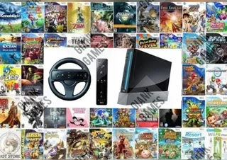 Wii Con 50 Juegos + Timon, ,mario Bros, Pokémon, Zelda ,toad