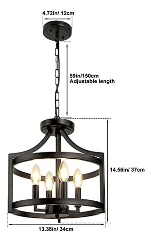 Lustre Wbindx Farmhouse, Pendente Moderno Conversível, Lumi