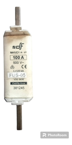 Fusible Nh1 C1 100a 500v Df. Fus-05