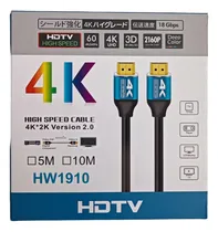 Comprar Cable Hdmi Premium 4k 60hz Uhd Hdr 3d 5 Metros Tienda Fisica