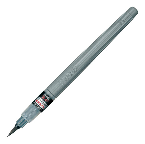 Pentel Xfp5m Brush Pen, Pentel Brush, Punta Media, Negro
