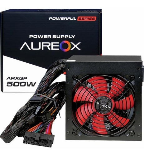 Fuente Para Pc Aureox 500w Arxgp-500w Sata X 4 Pci-e X 1 *