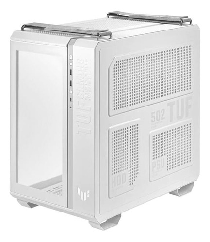 Gabinete Asus Tuf Gaming Gt502, Mediatorre Macro-atx, Blanco