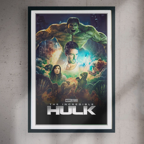 Cuadro 60x40 Peliculas - The Incredible Hulk - Movie Poster