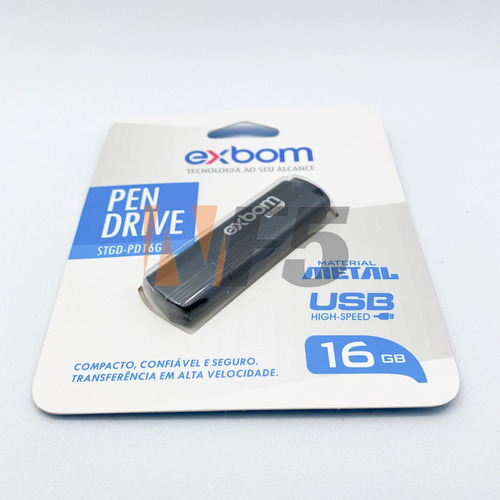 Pen Drive Exbom 16gb Usb Pd16g