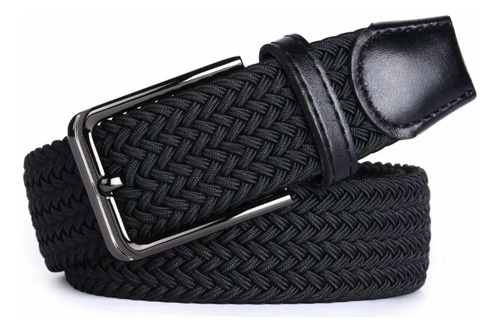 Cinturon Para Hombre Con Tejido Elastico