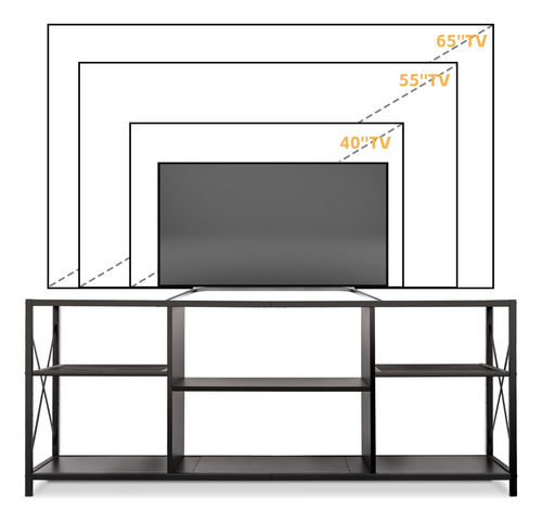 Sulives Moderno Soporte De Tv Para Tv De Hasta 65 Pulgadas