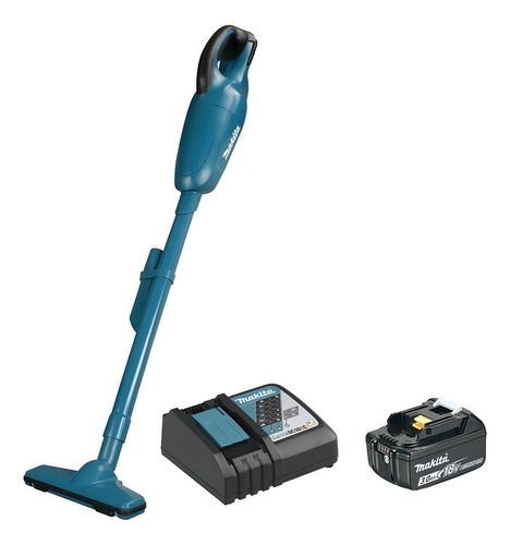 Aspirador De Pó Portátil Sem Fio Bateria Completo Makita Cor Azul 110v/220v