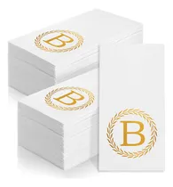 Comprar Servilletas Descartables Monogramadas Letra B Para Eventos