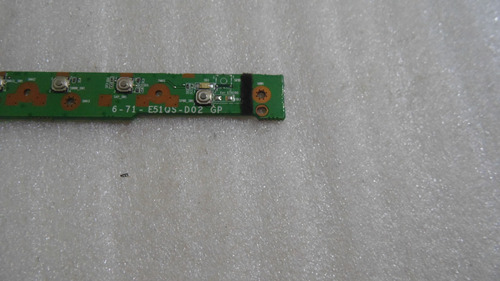 Botão Placa Power Para Notebook Itautec A7520 6-71-e51qs-d02 (Usado)