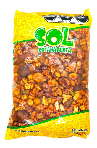 Botana Mixta Enchilada Sol Cacahuate Haba Pepita 900 G