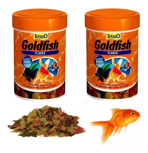 Alimento Peces Agua Fría Acuario Pecera Tetra Goldfish 28g