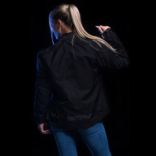 Imagen 5 de 8 de Campera Moto Stav Lady Protection Abrasion Control