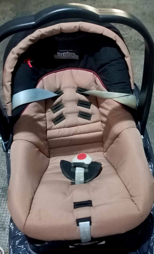 Huevito Peg Perego Primo Viaggio Para Auto Y Cochecito Primo Viaggio Negro Y Beige (Usado)