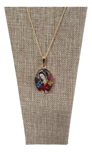 Medalla Con Cadena / Virgen Guadalupe 