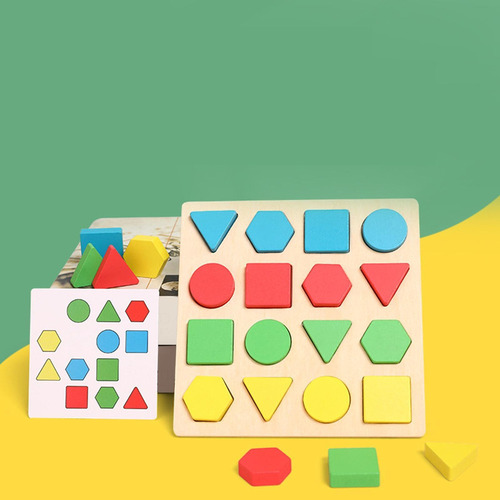 Juego De Mesa Con Forma Geométrica, Juguete Educativo Para