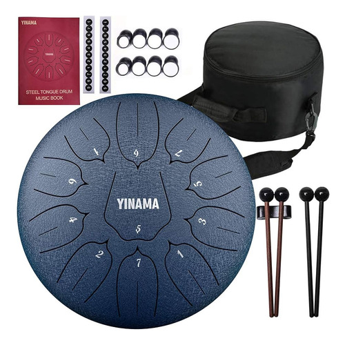 Yinama Steel Tongue Drum Instrumento De Percusión 11 Notas 1