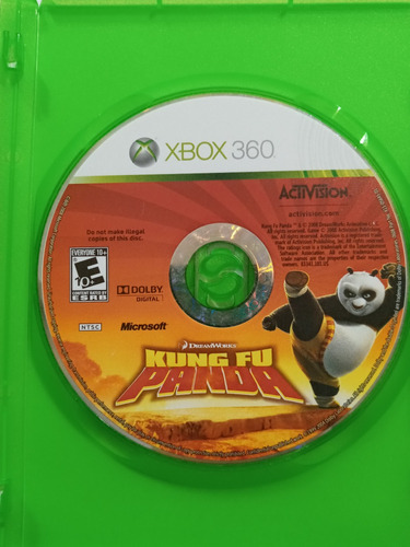 Kung Fu Panda P/ Xbox 360 Original Frete Cr $14