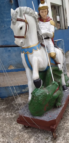 Imagem São Jorge 160 Cm Gesso Resinado * G R A N D E *