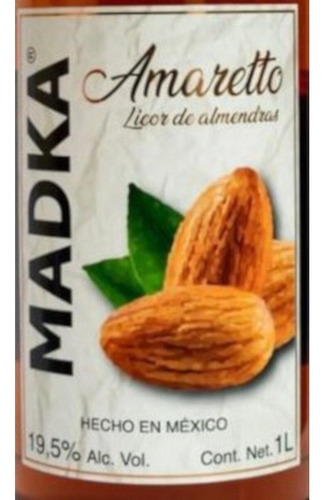 Pack De 12 Crema-licor Madka Amaretto 1 L