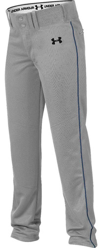 Pantalón Under Armour De Beisbol Color Gris/azulmar T- 38-40