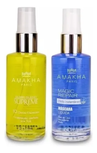 comprar Máscara Liquida E Elixir Blend Supreme Amakha Paris Original