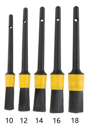5x Car Detailing Brush Set Cepillos De Limpieza Para Limpiar