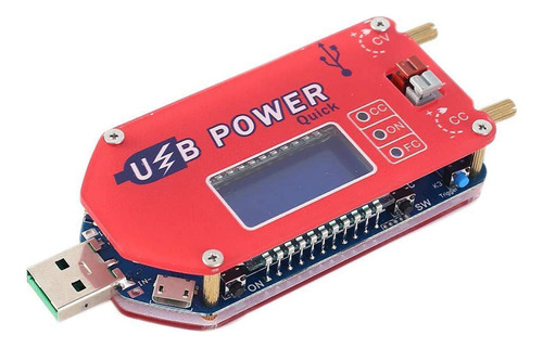 Convertidor De Voltaje Usb Buck Boost, Pantalla Lcd Reductor