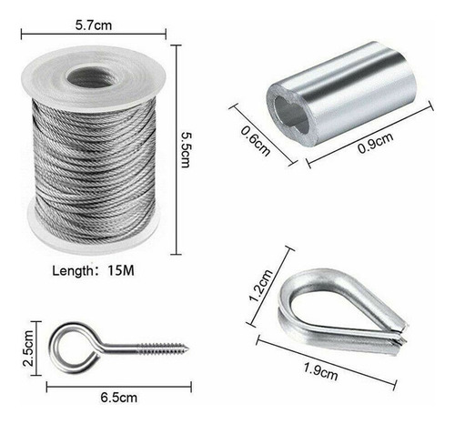 Cable De Alambre De Acero Inoxidable Para Colgar Cables Flex