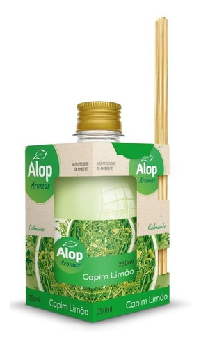 Cheirinho Para Casa Capim Limão 250ml Atacado Alop