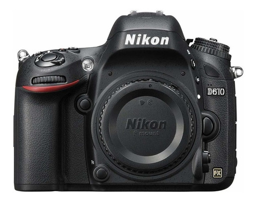 Imagen 1 de 4 de  Nikon D610 DSLR color  negro 