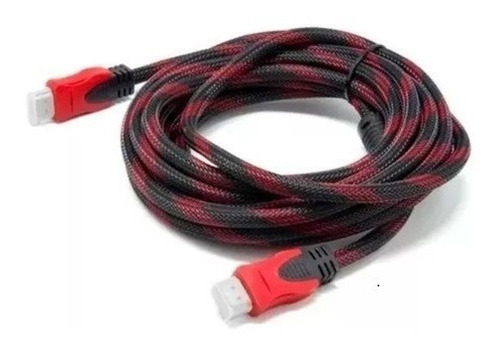 Imagen 4 de 10 de Cable Hdmi 5 Metros Full Hd C/ Filtro Dorado 1.4 3d