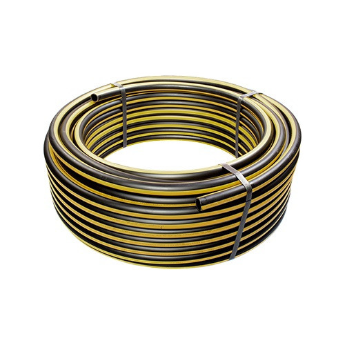 Tubo/manguera 3/8 Semi Flexible Para Gas 50 Metros Coflex Color Negro/amarillo