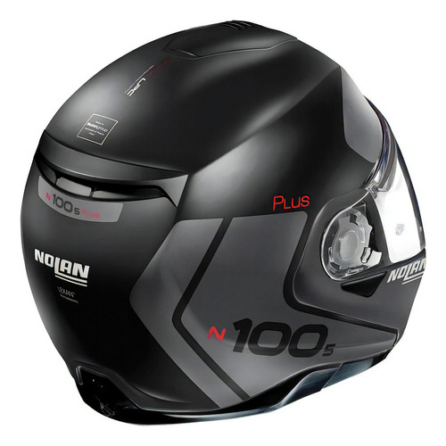 Capacete Nolan N100-5 Plus Distinctive Cinza Fosco Tamanho do capacete 55/56 (S)