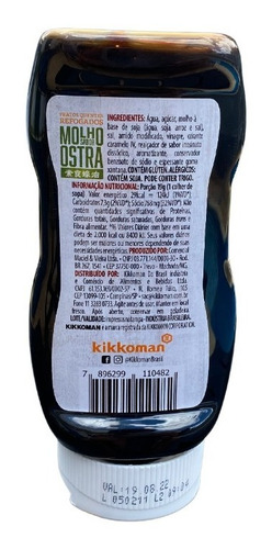 Imagem 2 de 2 de Molho Ostra Vegetariano Kikkoman Pratos Quentes Refogados