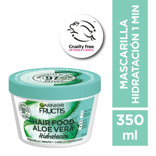 Mascarilla Garnier Hair Food Aloe vera Hidratación 350ml