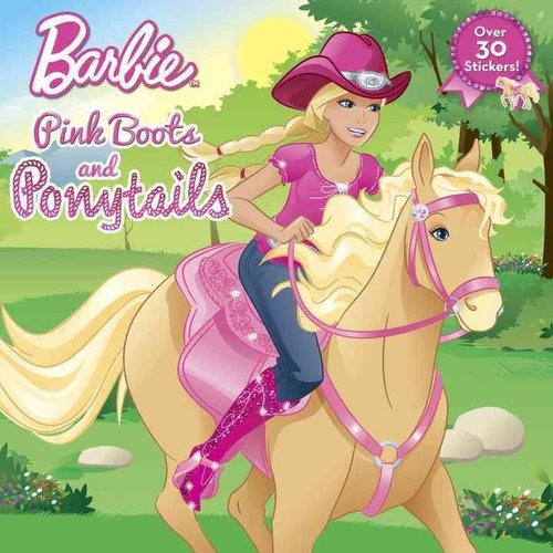 Barbie Botas Rosa Y Cola De Caballo