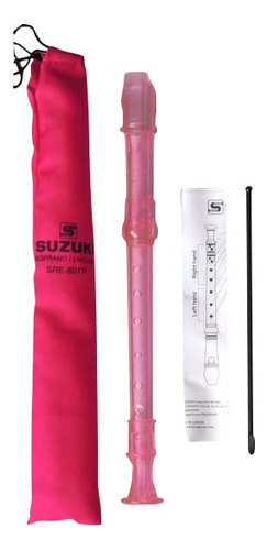 Flauta Suzuki Instrumentos Musicales, Rosa (srg-81tp)