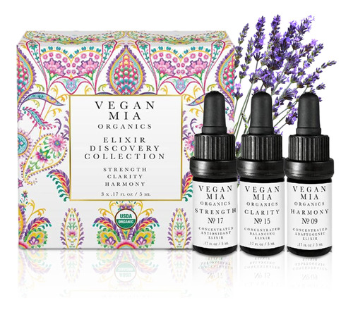 Vegan Mia - Kit De Descubrimiento De Elixires Concentrados O