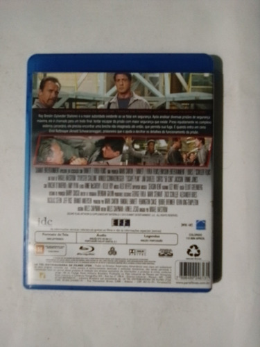 Blu-ray Rota De Fuga - Stallone - Schwarzenegger - Original
